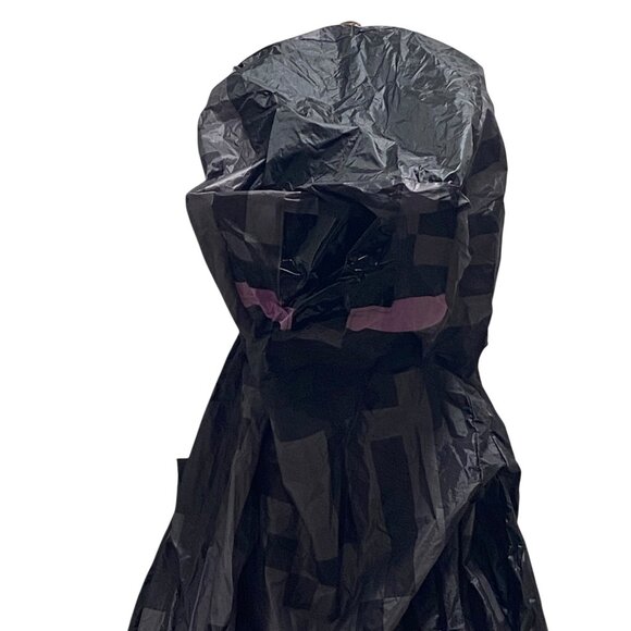 Minecraft Boys Enderman Blow-Up Halloween Costume Black One Size Cosplay Gamer - Picture 5 of 16